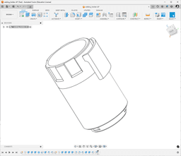 Edding-inspired pen holder 3d model