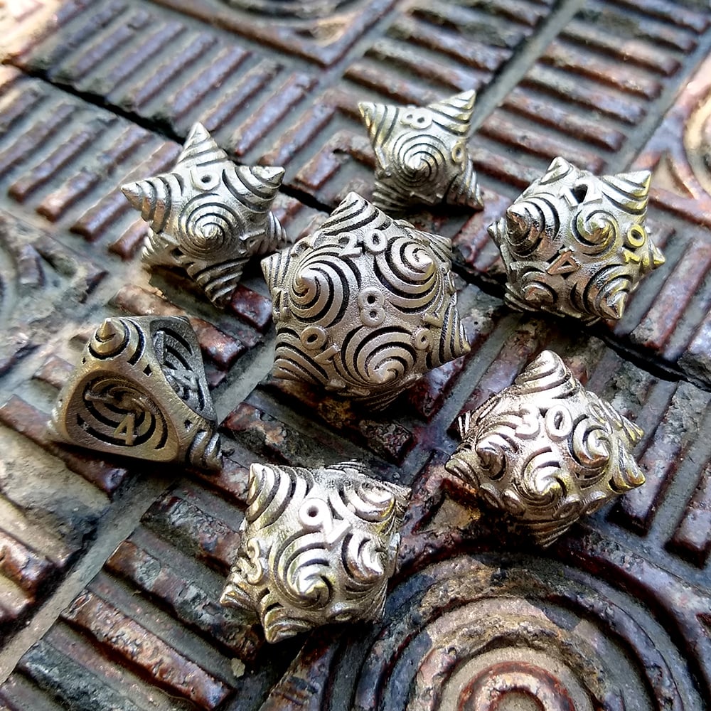 HypnoTech Dice Set with Decader 3d model