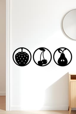 Fruits Wall Art, Wall Decor, Home Decor 3d model