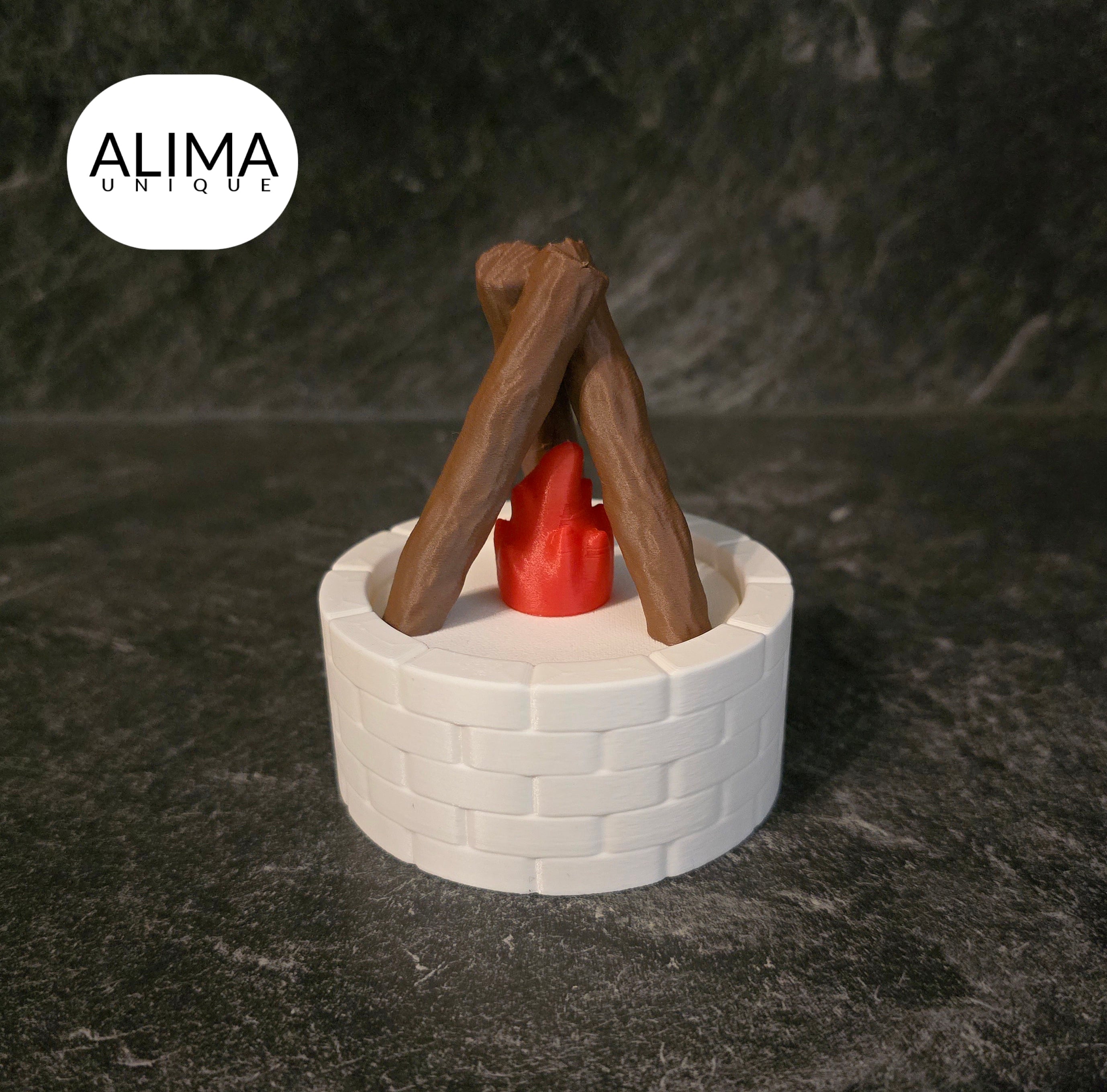 Campfire - Glowing 3d model
