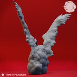 Air Elemental - Tabletop Miniature (Pre-Supported) 3d model