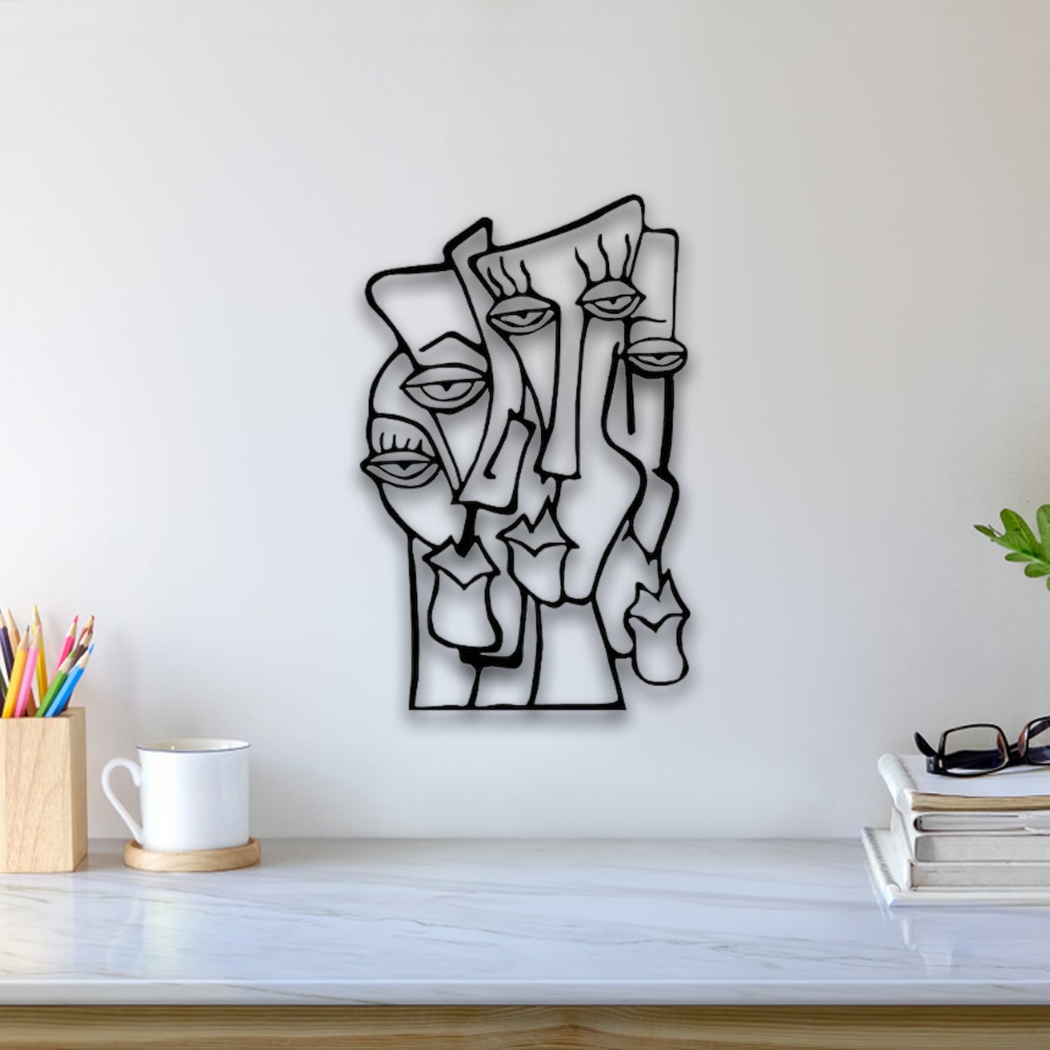 Abstract Eye Wall Art 3d model