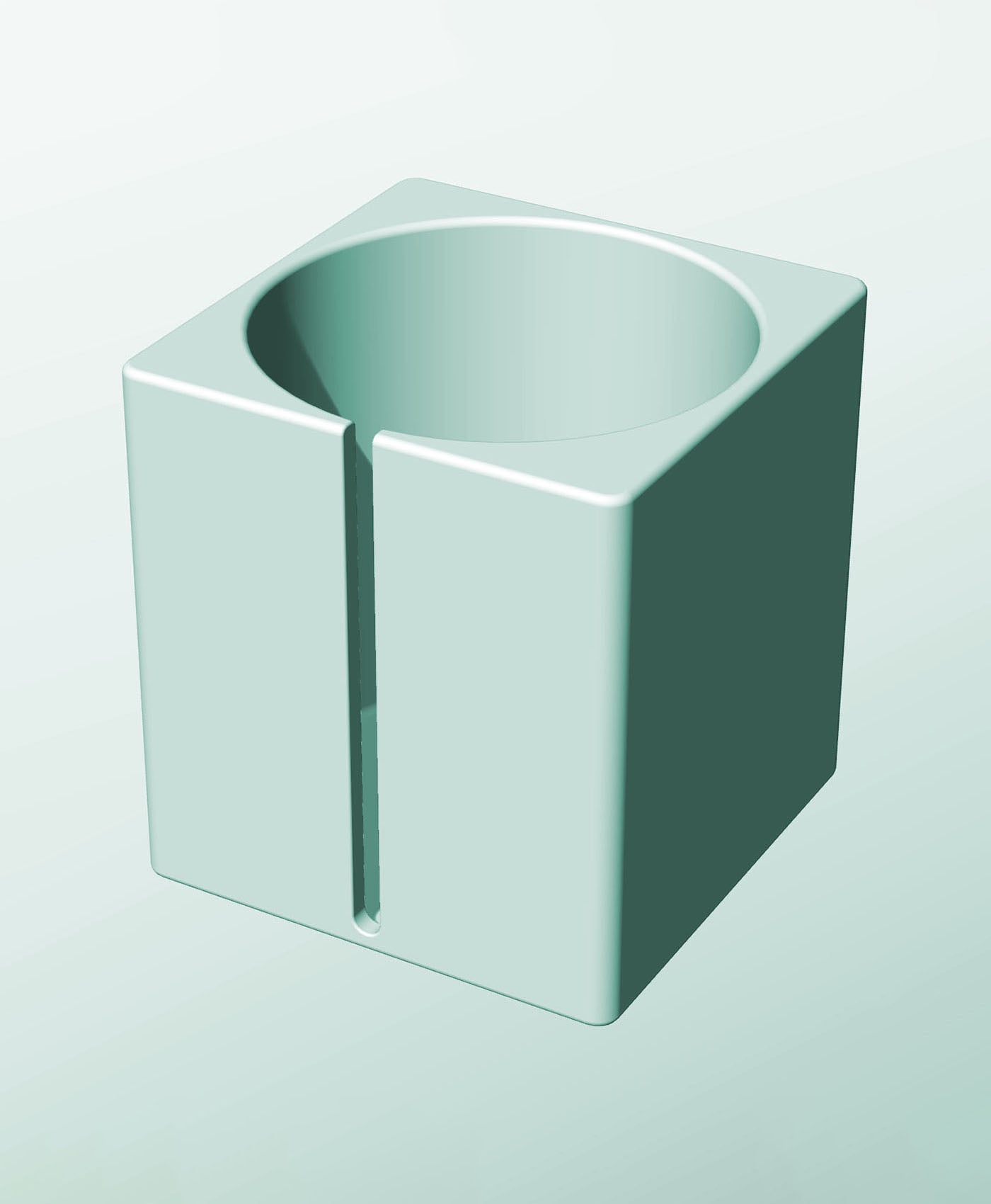 CS162-190-S Stacking slotted component box bin for makers 3d model