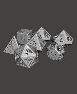 Recursion Dice Set - Large 3d model