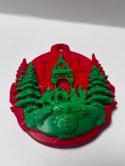 Christmas tree ornament 3d model