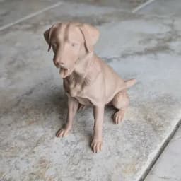 Labrador Retriever Figurine 3d model