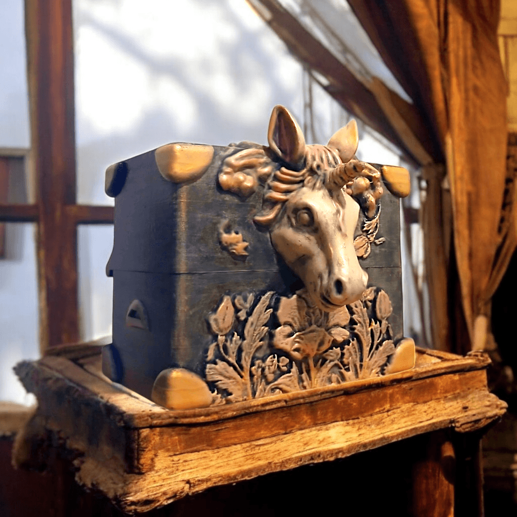 Unicorn Decorative Chest 3d model