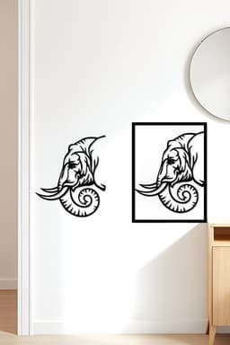 Elephant Wall Art, Wall Decor, Home Decor 3d model