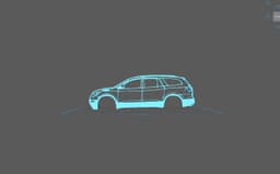 Buick - Enclave 2008 Wall Art 3d model