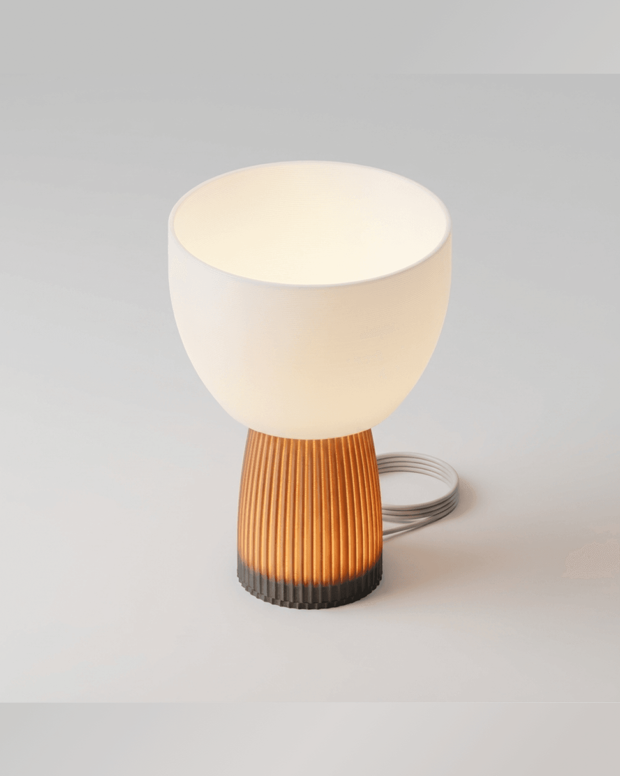 Minimal tiny mushroom desk lamp 3d model