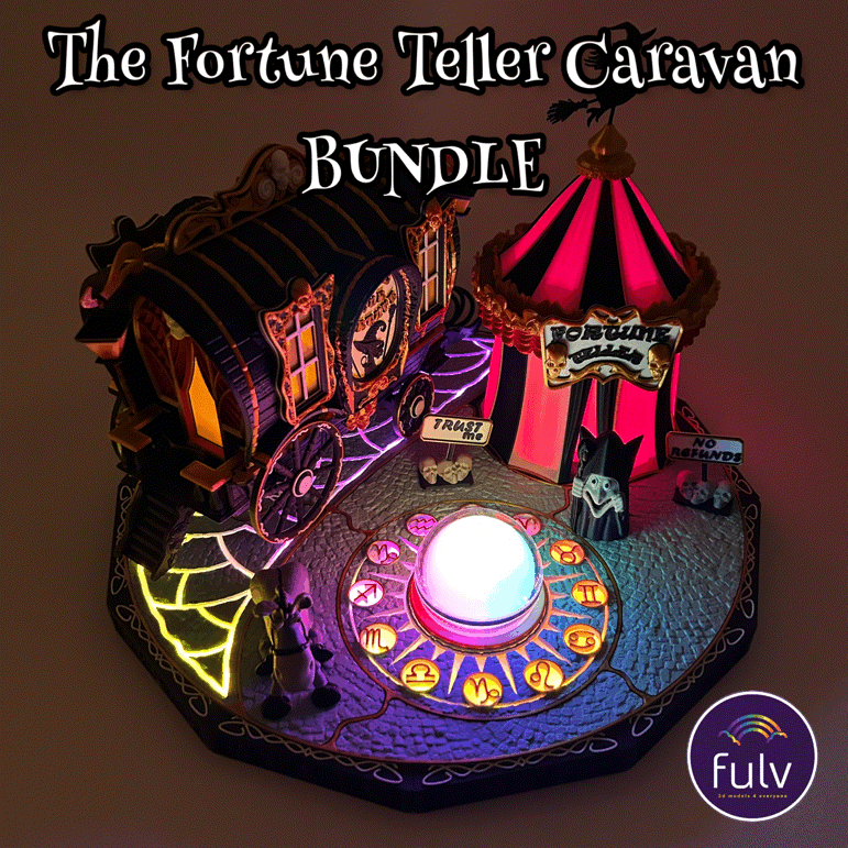 THE FORTUNE TELLER CARAVAN BUNDLE 3d model