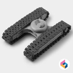 Car body part for Excavator 3d model
