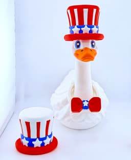 Stars and Stripes Goose Gear for Porch Goose 3d model