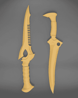 Jack The Ripper's Daggers - Fate/Apocrypha 3d model