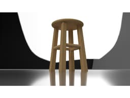Simple Barstool Model 3d model