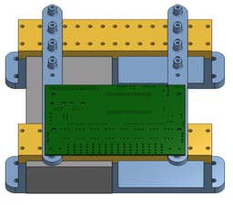 Bud Box 32022 HP Power Supply and Controller Mount 3d model