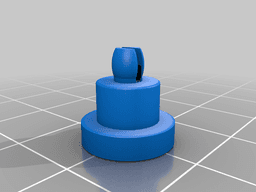 PCB support pod 3.5mm holes 3d model