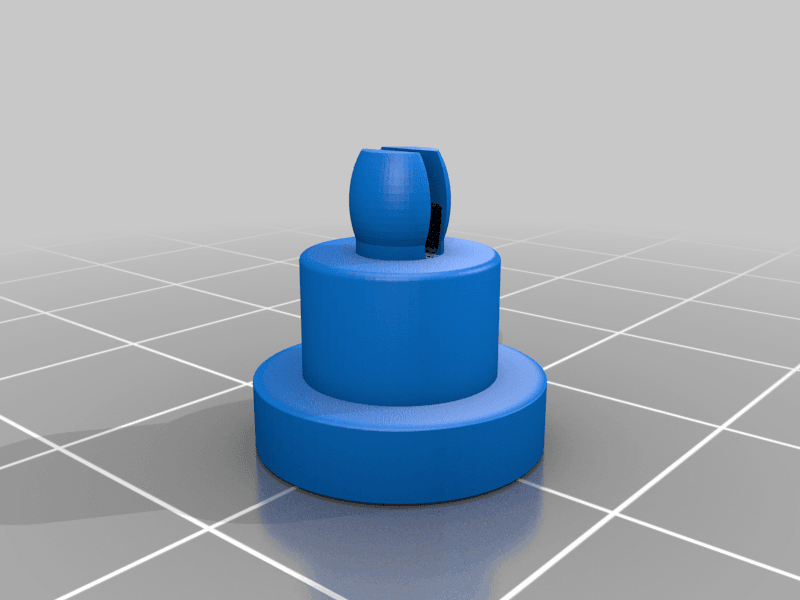 PCB support pod 3.5mm holes 3d model