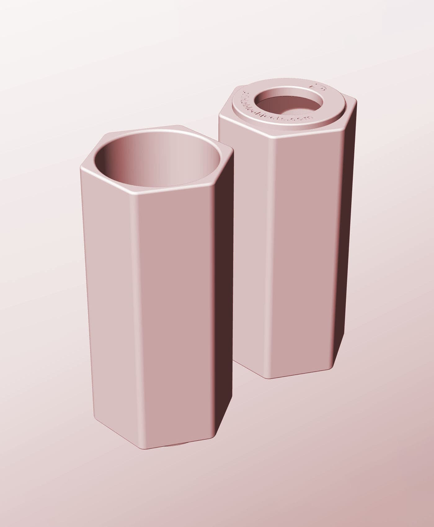 CH68-170-PStacking pierced module bin for modern home decor 3d model