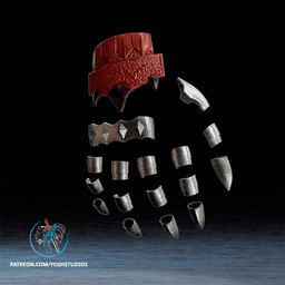 MH Rathalos Armor 3D Printer File STL 3d model