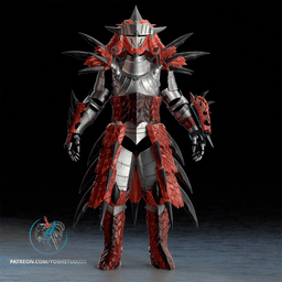 MH Rathalos Armor 3D Printer File STL 3d model