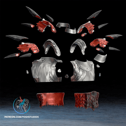 MH Rathalos Armor 3D Printer File STL 3d model