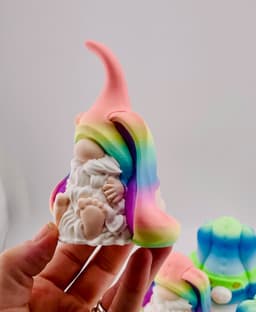 Long Ear Bunny Gnome -Tall Hat 3d model