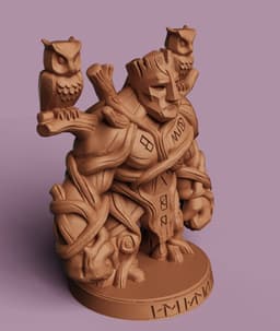 Nordic Treant Forest Guardian | Fantasy RPG Figure 3d model