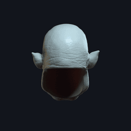 Orc V1 - Custom Action Figure Head 3d model