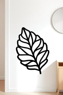 Leaf Wall Art, Wall Decor, Home Decor 3d model