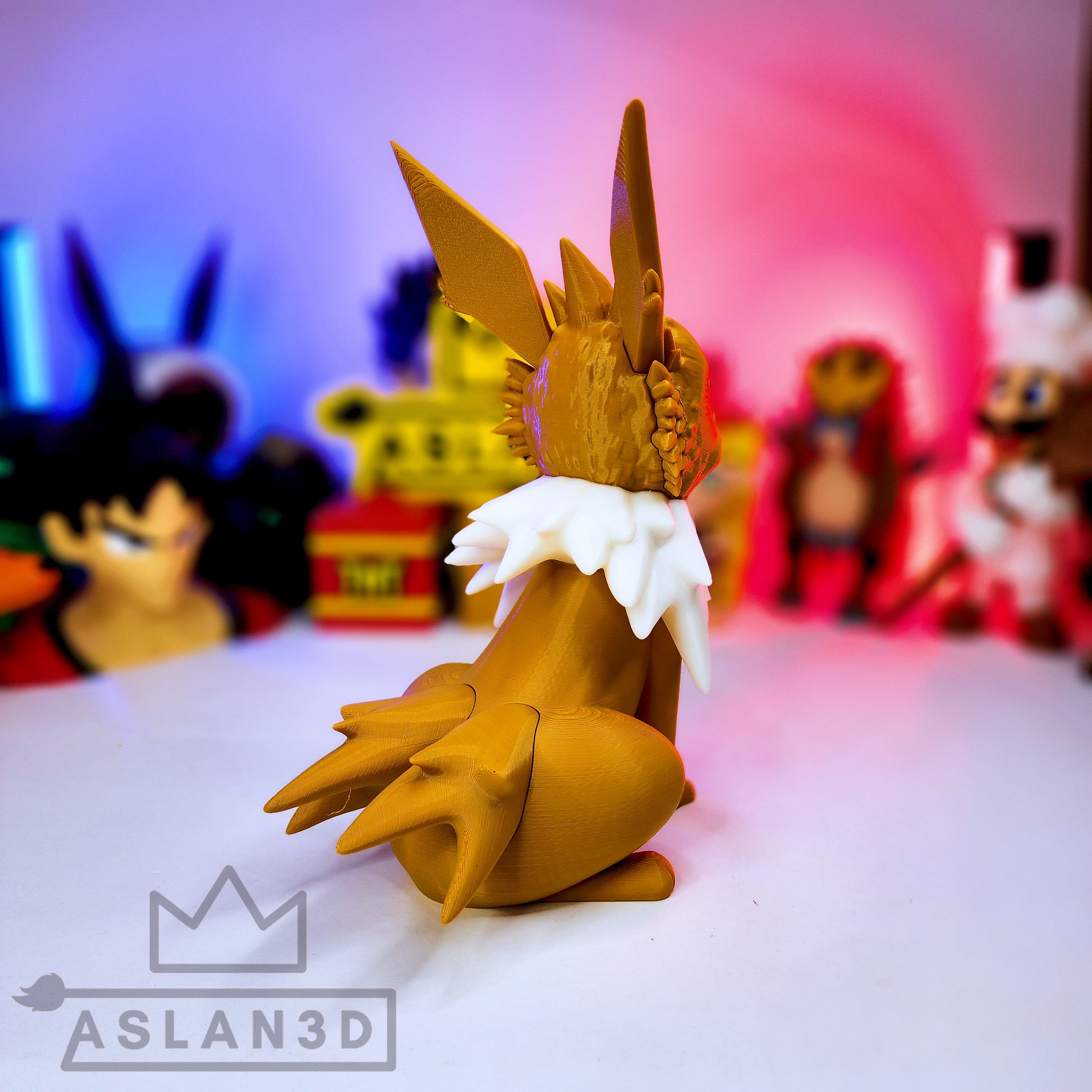 Free! Jolteon Multiparts 3d model