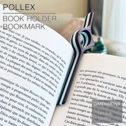 POLLEX | book holder & bookmark 3d model
