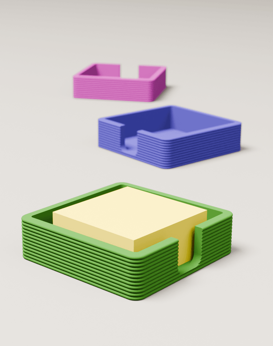 Sticky Note Holder Version 2 3d model