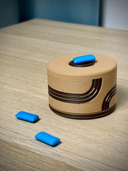 Gum Dispenser | Candy & Pill Container | Storage Box 3d model