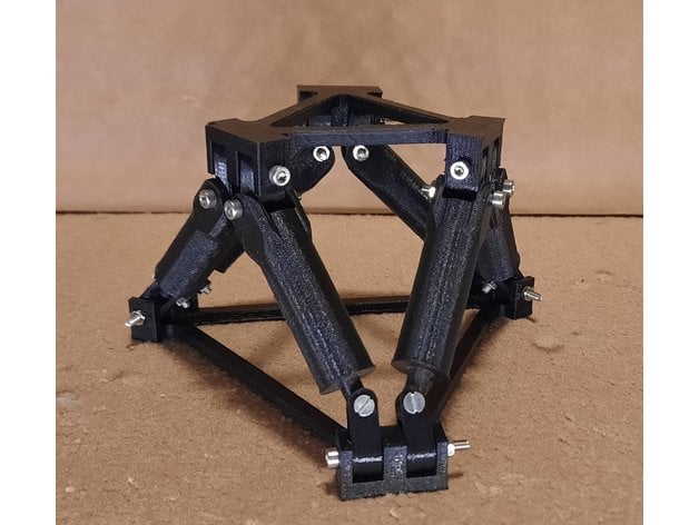 Stewart platform 3d model