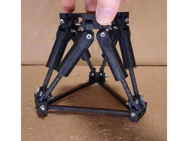 Stewart platform 3d model