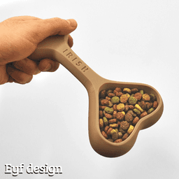 Bone Dog Food Cup 3d model