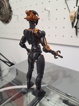 Fallout Assaultron Poseable Figure 3d model