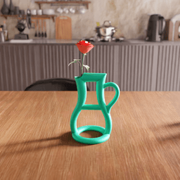 Line Art Hollow Pitcher Vase 3d model
