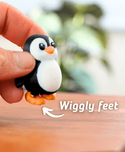 Plump Penguin - Articulated fidget Penguin 3d model