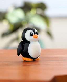 Plump Penguin - Articulated fidget Penguin 3d model
