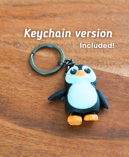 Plump Penguin - Articulated fidget Penguin 3d model