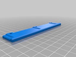 Under desk Sliding Cup Holder 3d model