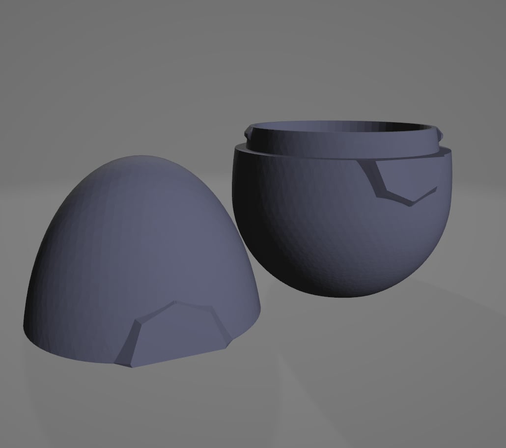 Blank Egg, Two Versions 3d model