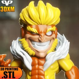 X-Men Sabretooth Chibi STL for 3D Printing ChibiSTL 3DXM 3d model