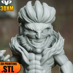 X-Men Sabretooth Chibi STL for 3D Printing ChibiSTL 3DXM 3d model
