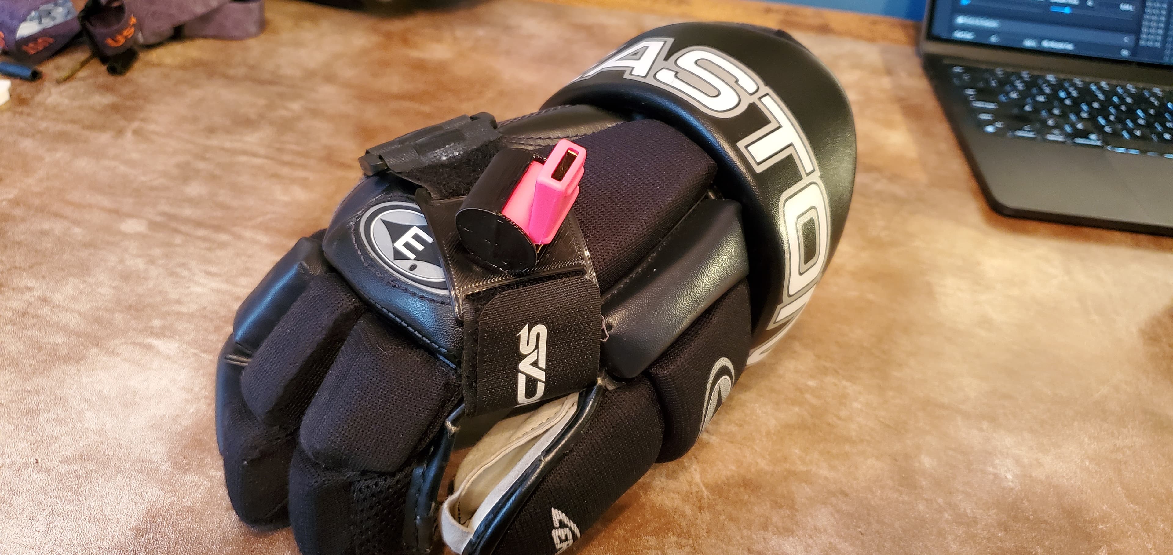 Hockey & Lacrosse Glove Whistle Holder 3d model