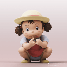 Mei Kusakabe(My Neighbor Totoro) 3d model