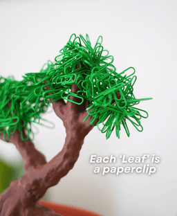 Office Supply Bonsai 3d model