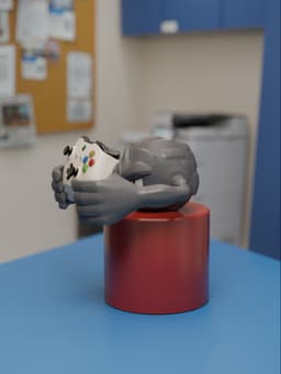Geodude Controller Stand 3d model